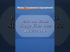Plate and frame sludge filter press